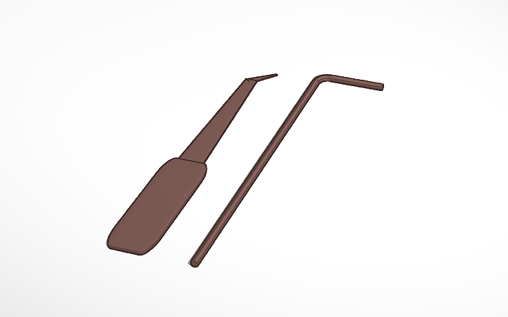 Lockpick Design 3D design DOORS LOCKPICK - Tinkercad
