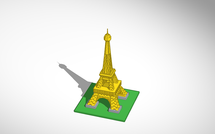 Tinkercad Eiffel Tower: Hướng Dẫn Chi Tiết Tạo Mô Hình 3D Tháp Eiffel