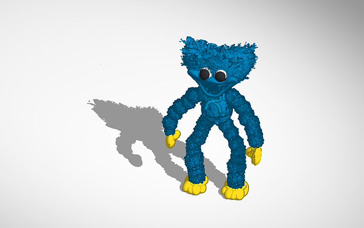 3D design Huggy Wuggy in the stage - Tinkercad