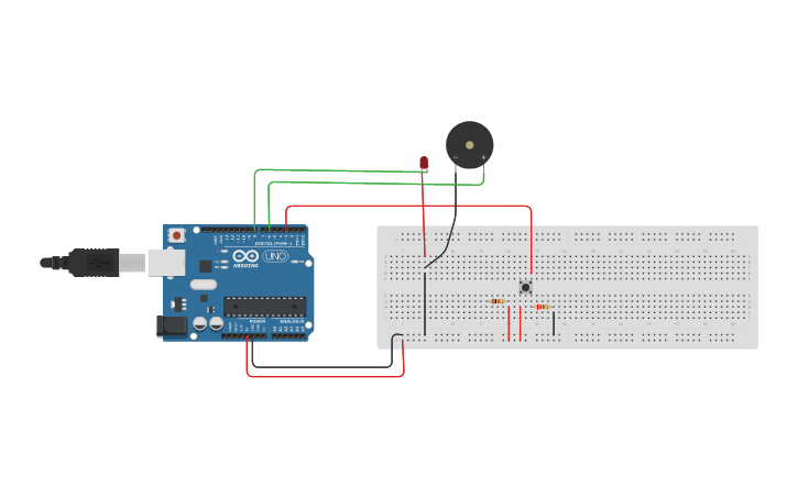 Circuit design bell - Tinkercad