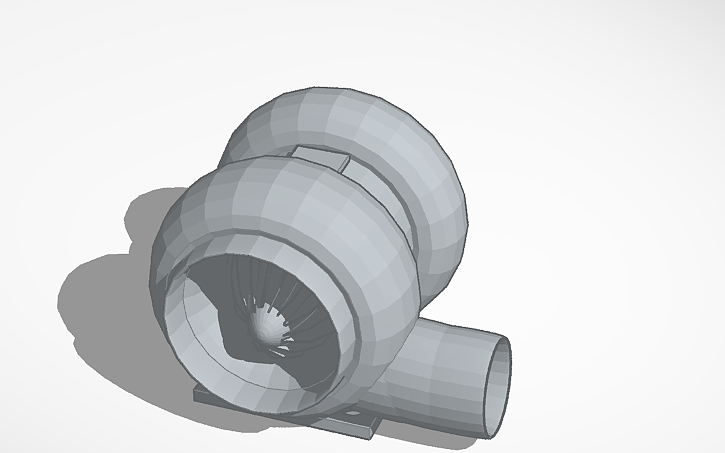 3D design Turbocharger - Tinkercad