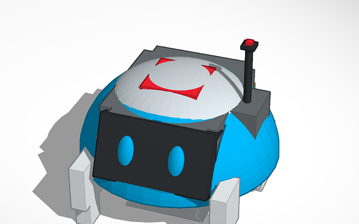 3d design mini robot tinkercad