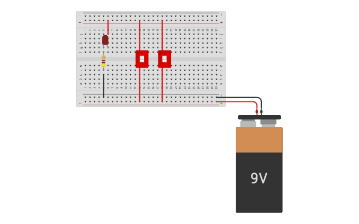Circuit design Parallel circuit led | Tinkercad