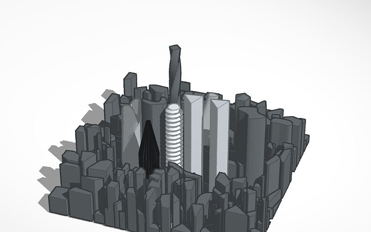 3D design City because i have gone insane | Tinkercad