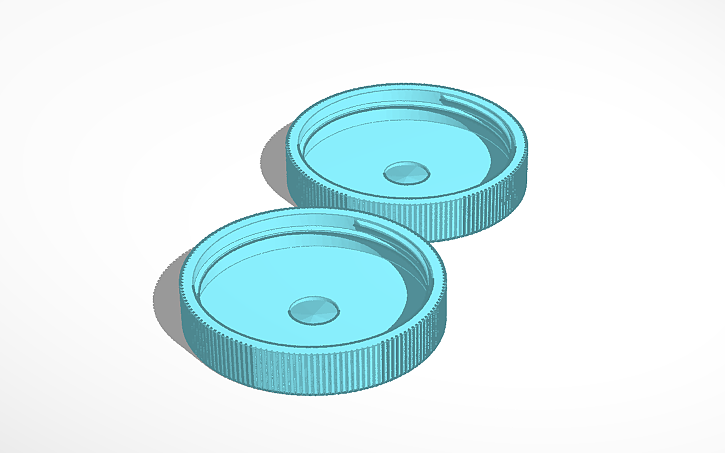 3D design 5 Gallon water jug lids 