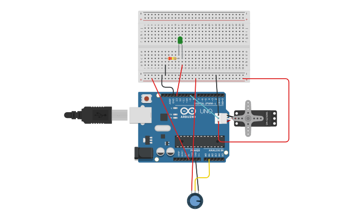 Circuit design arduino - Tinkercad