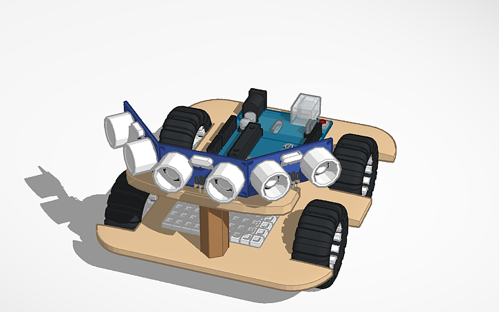 3D design Hand-Following-Robot-MODEL - Tinkercad