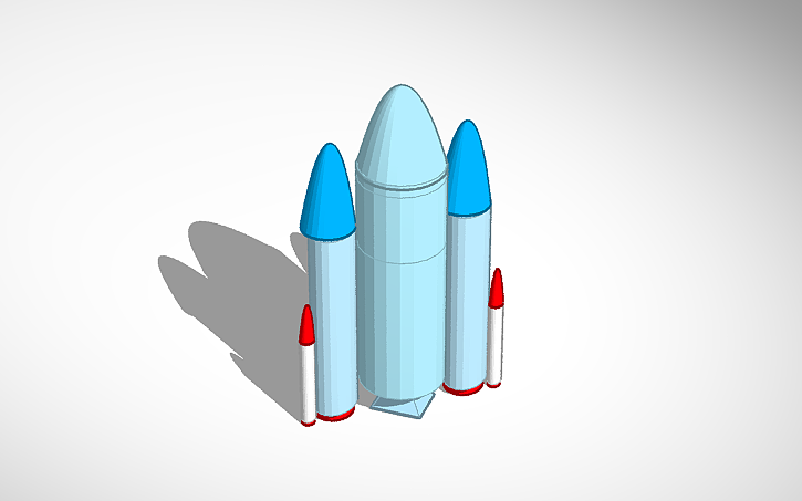 3D design Rocket | Tinkercad
