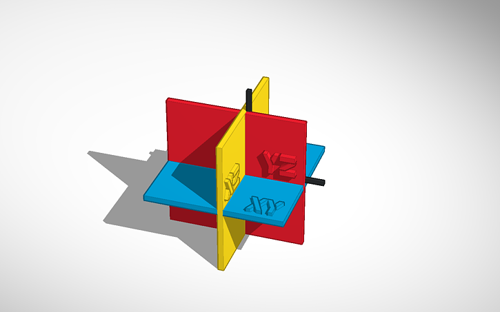 Xyz Planes Model Tinkercad