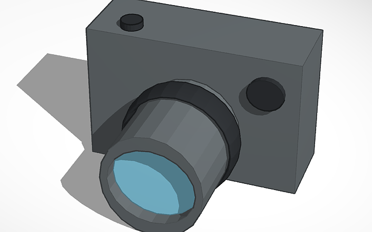 3D design camara de fotos - Tinkercad