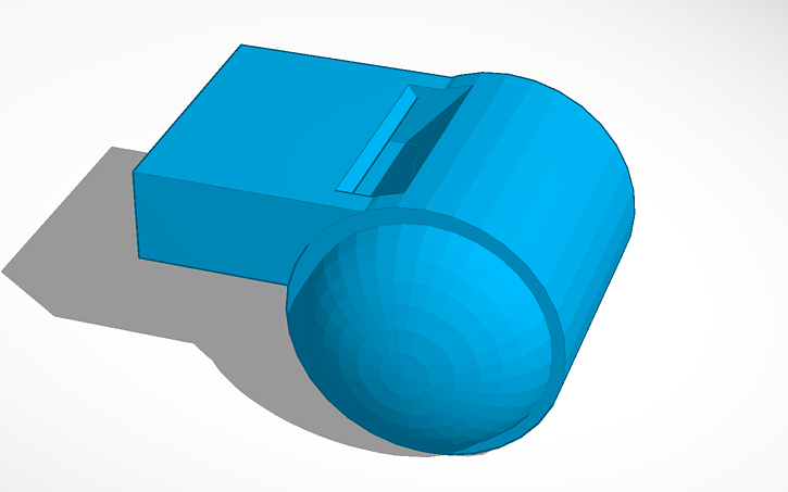 3D design Whistle - Tinkercad