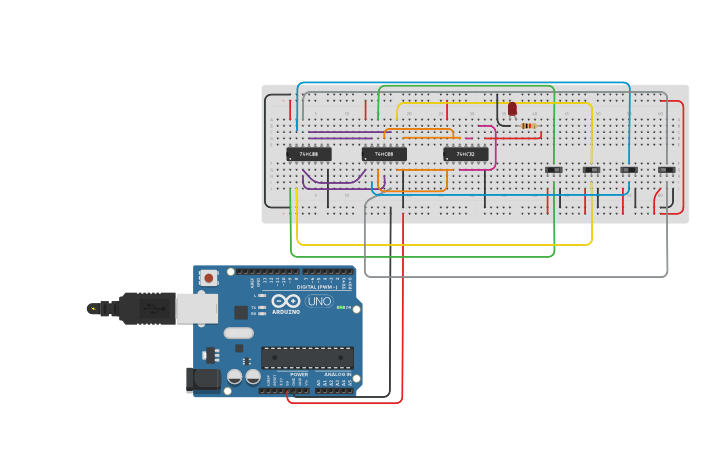 Circuit design LAB 3 Task 1 | Tinkercad