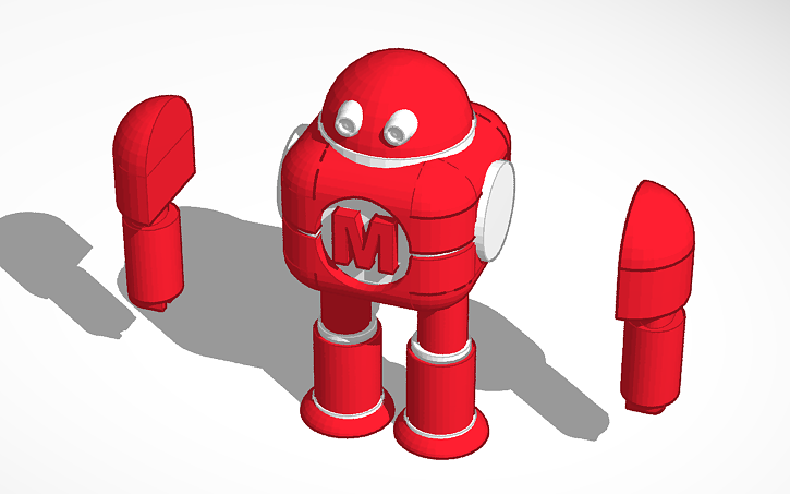 3D design Robot demo V2 - Tinkercad