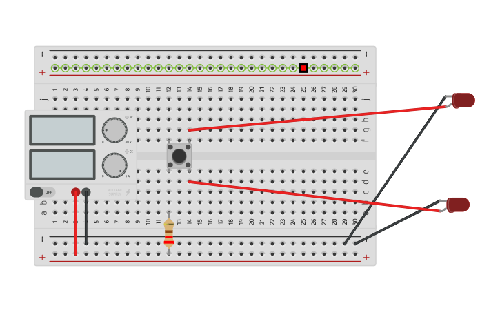 Circuit design A22 Circuito Pull-Up | Tinkercad