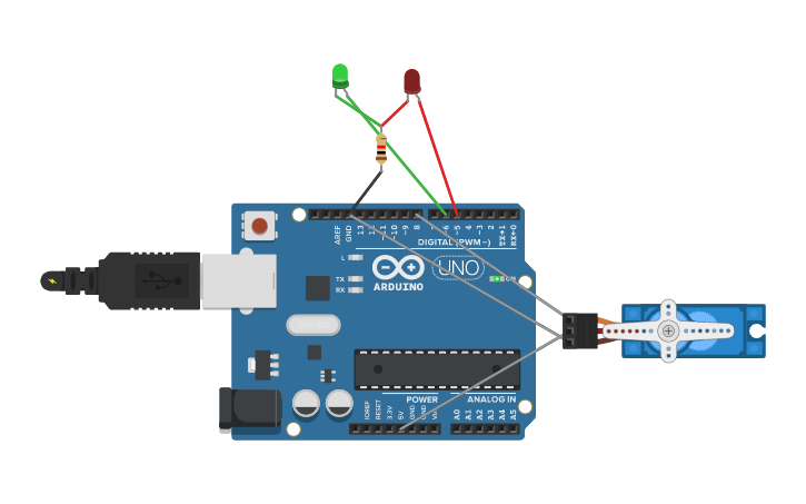 Circuit design Arduino 7: Helena Feys 2C | Tinkercad