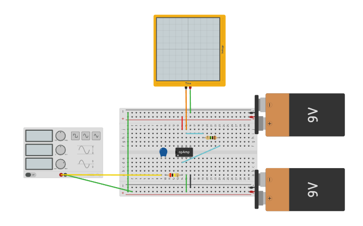 Circuit Design High Pass Filter Tinkercad 6206