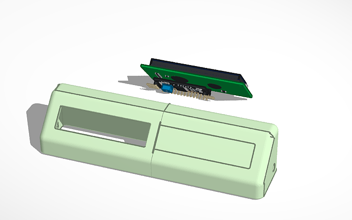 Arduino Display Box 3d 3D design LCD-Box for Arduino Nano - Tinkercad