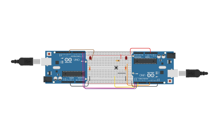 Circuit design A34 comunicacion serial RX-Tx | Tinkercad