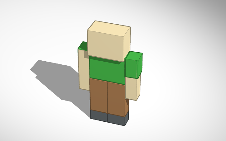 3D Design Alex Minecraft Tinkercad