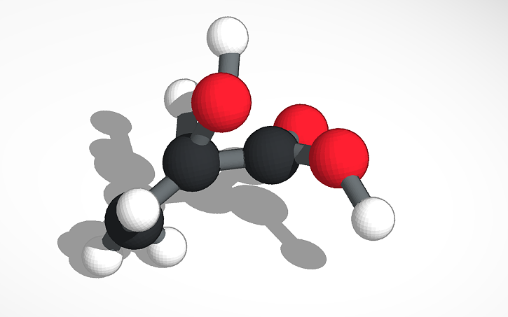 3D design Molecule - Tinkercad