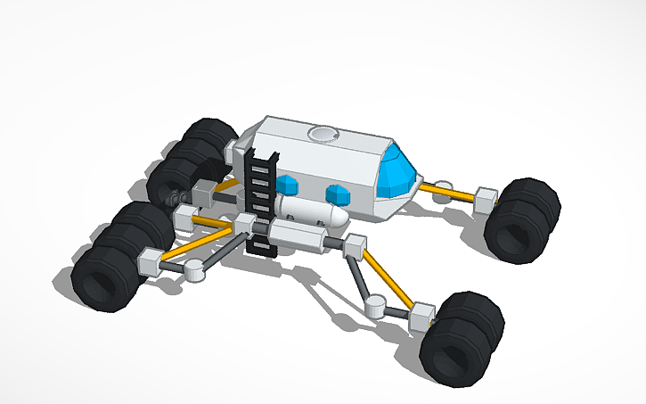 3D design Mars Rover - Tinkercad