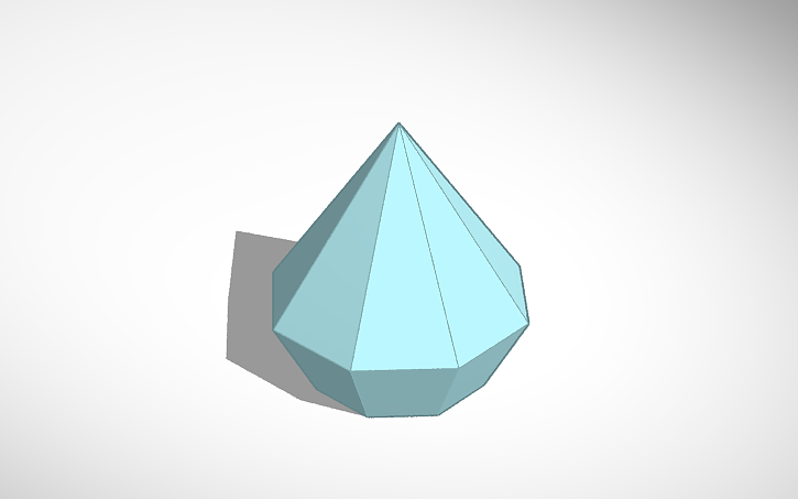 3D design dimond - Tinkercad