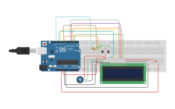 Circuit design DIGITAL ARDUINO CLOCK - Tinkercad