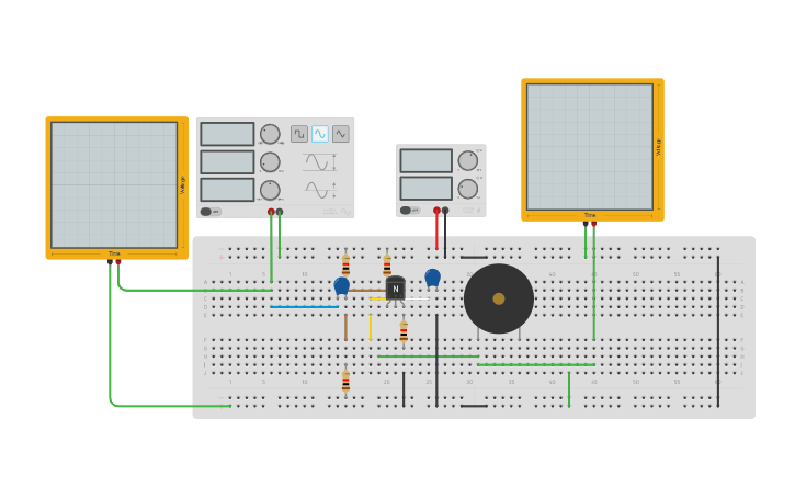 Circuit design Amplificador de sonido grupo - Tinkercad