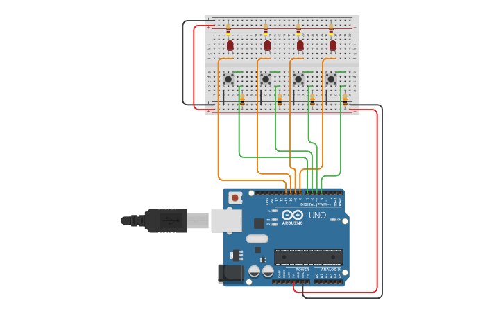 Circuit design Logic simulator Timer - Tinkercad