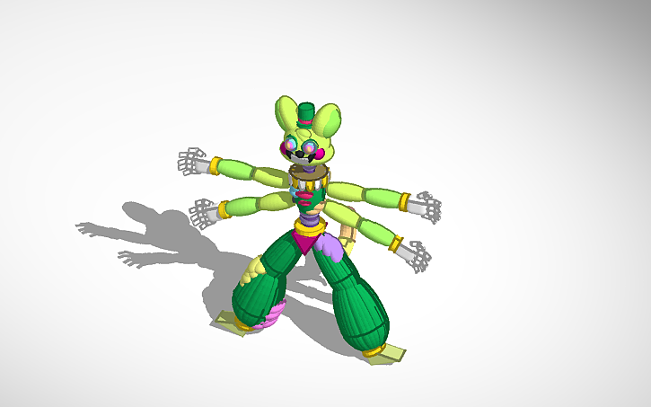 3D design ribbon dancer from welcome to dreamworld | Tinkercad