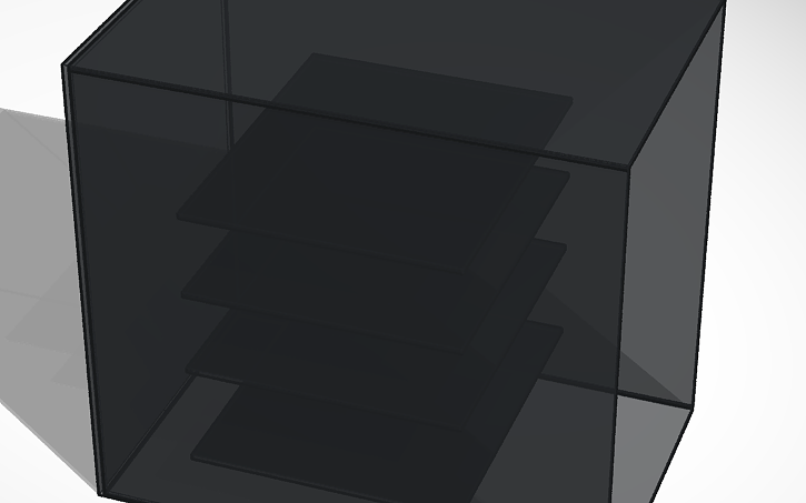 3D design Router case (empty) - Tinkercad
