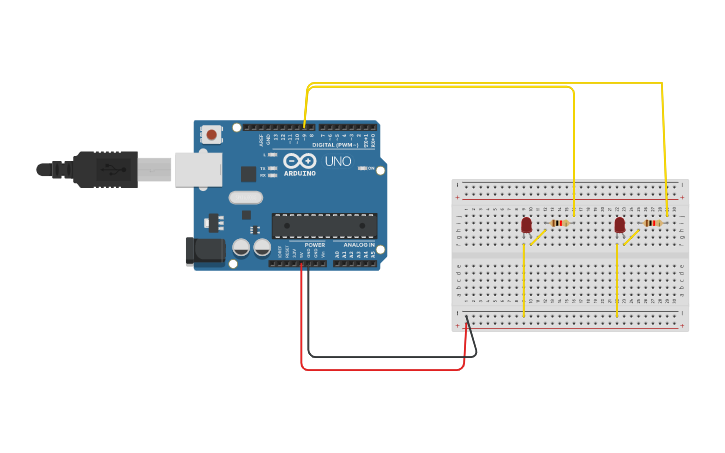 Circuit design Arduino - Tinkercad