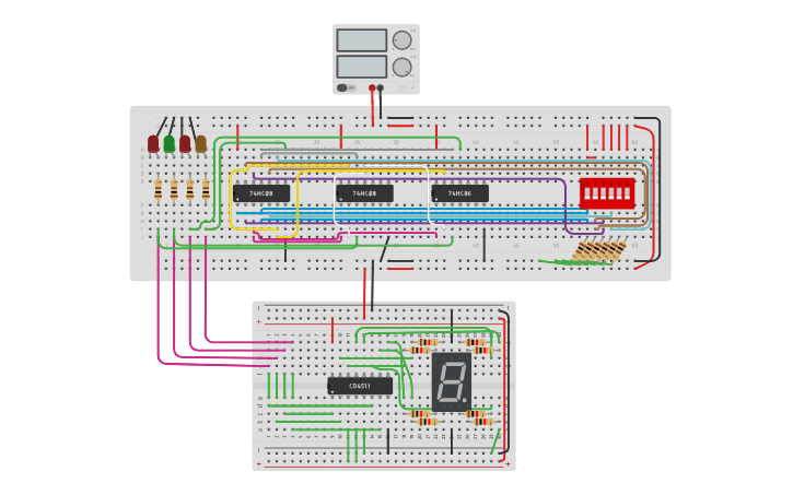 Circuit design Lab 7 | Tinkercad