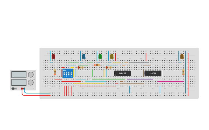 Circuit Design V1 LABTEST2 TRAVIS Tinkercad