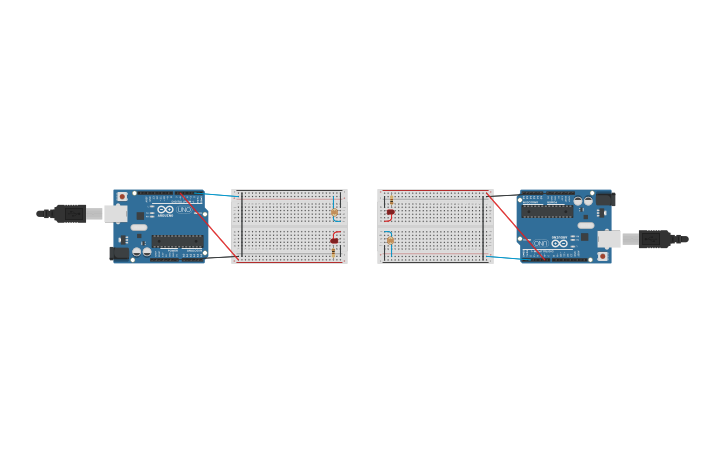 Circuit design Infrared Morse Code Transmitter/Receiver Design - Tinkercad