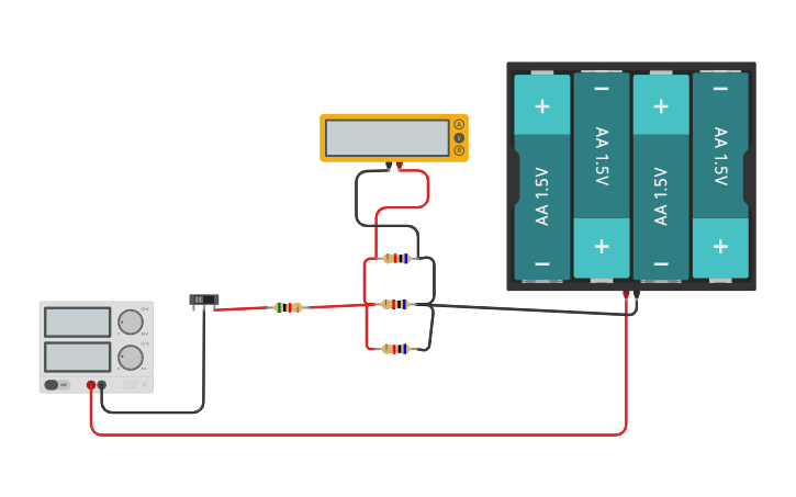 Circuit design power supply - Tinkercad