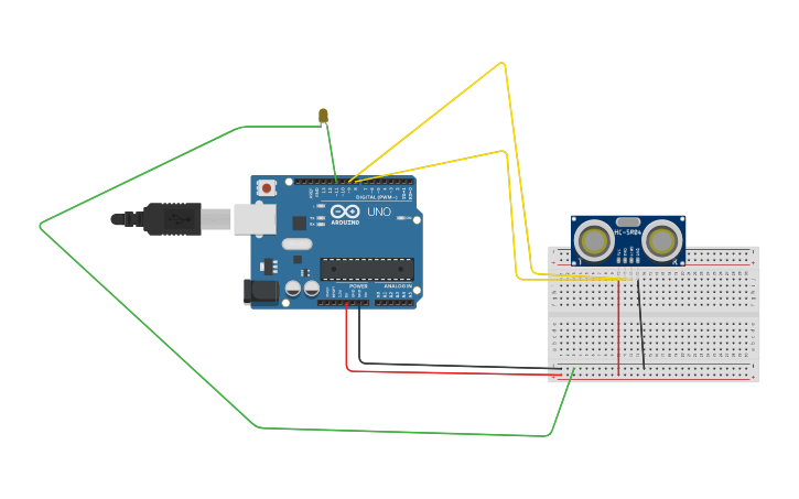 Ultrasonic Sensor With Arduino Uno With Code 3 Pin Ultrasonic Sensor For Object Distance Measuring