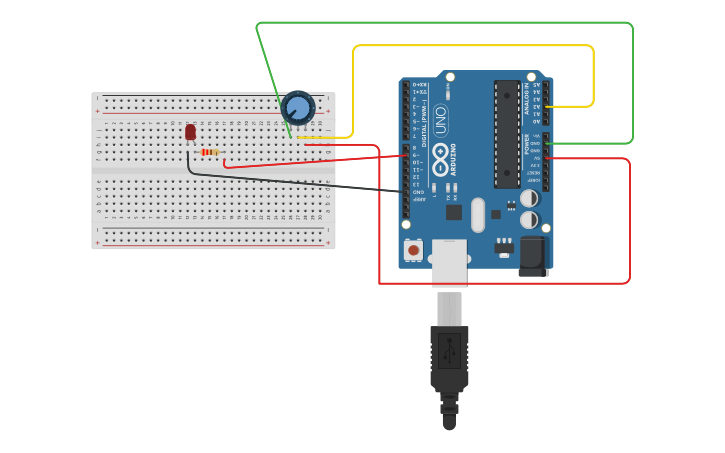 Circuit design mini project 5 - Tinkercad