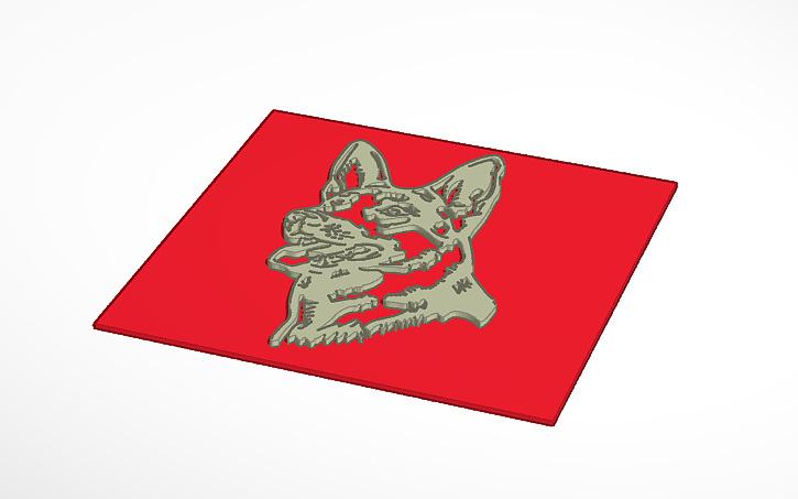 3D design DOG - Tinkercad