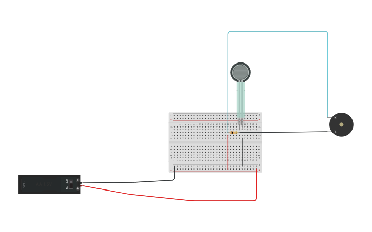 Circuit design Copy of FLEX SENSOR | Tinkercad