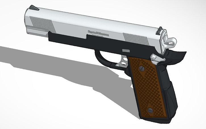 3D design Gun - Tinkercad