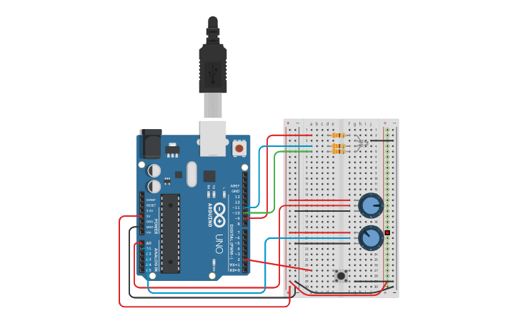 Circuit design RGB Video Activity | Tinkercad