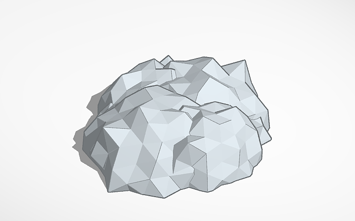 Large Rocks Cad Block 3D design rock - Tinkercad