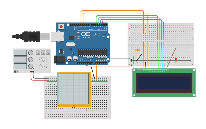 Circuit design Display EMG - Tinkercad