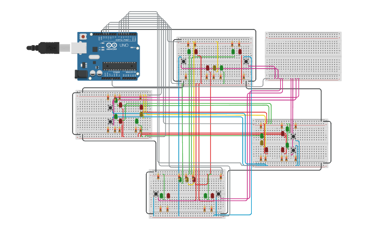 Circuit design Activity #2 MICROBOT - Tinkercad