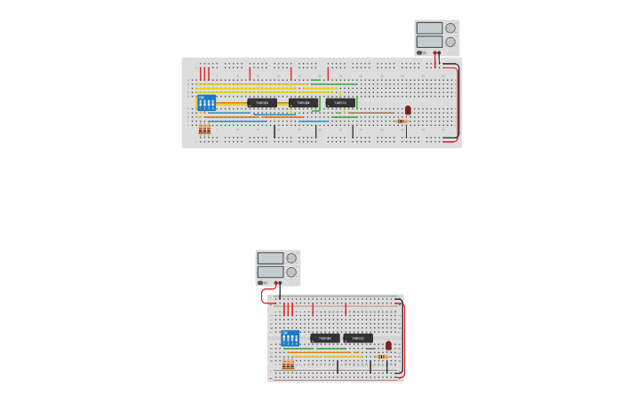 Circuit design Boolean Expression - Tinkercad