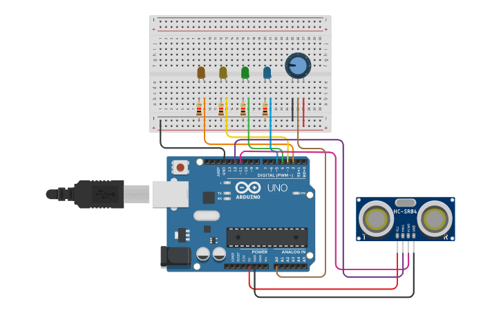 Circuit design TALLER1-PROGRAMACIÓN | Tinkercad