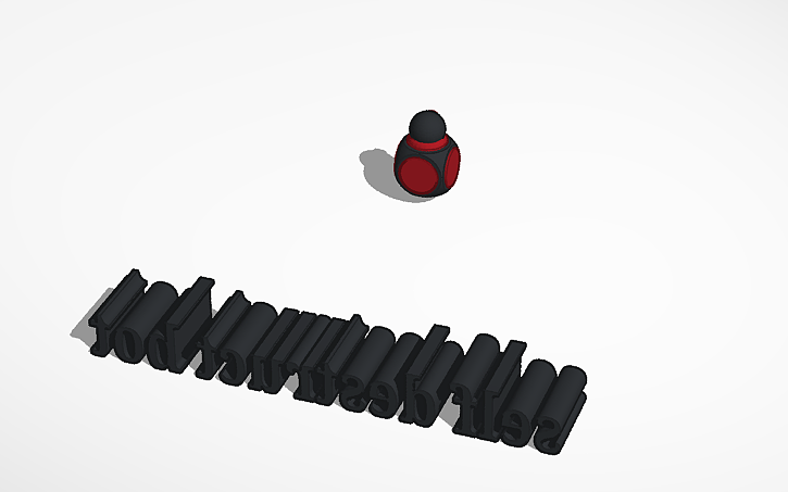 3D design SELF DESTRUCT BOT - Tinkercad
