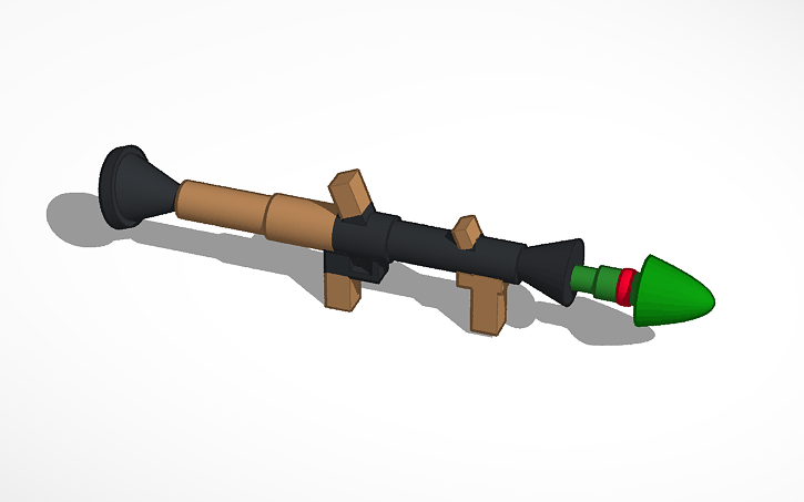 Roblox Classic Rocket Launcher - Download Free 3D model by