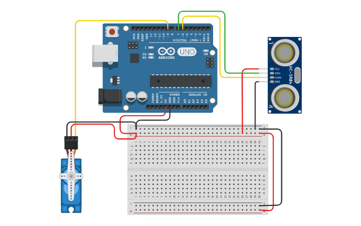 Circuit design MODUL 7 | Tinkercad